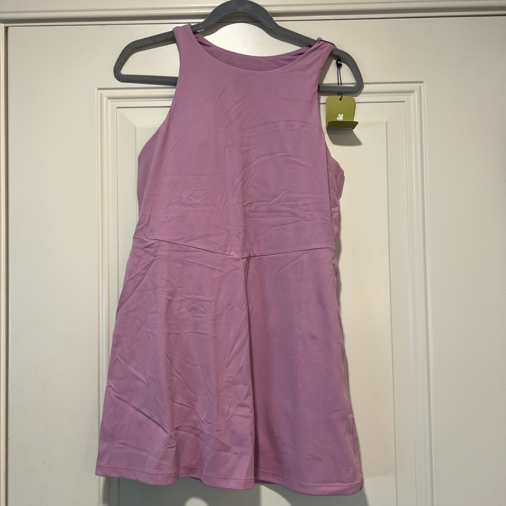 Sleeveless Mini Dress in Dusty Rose